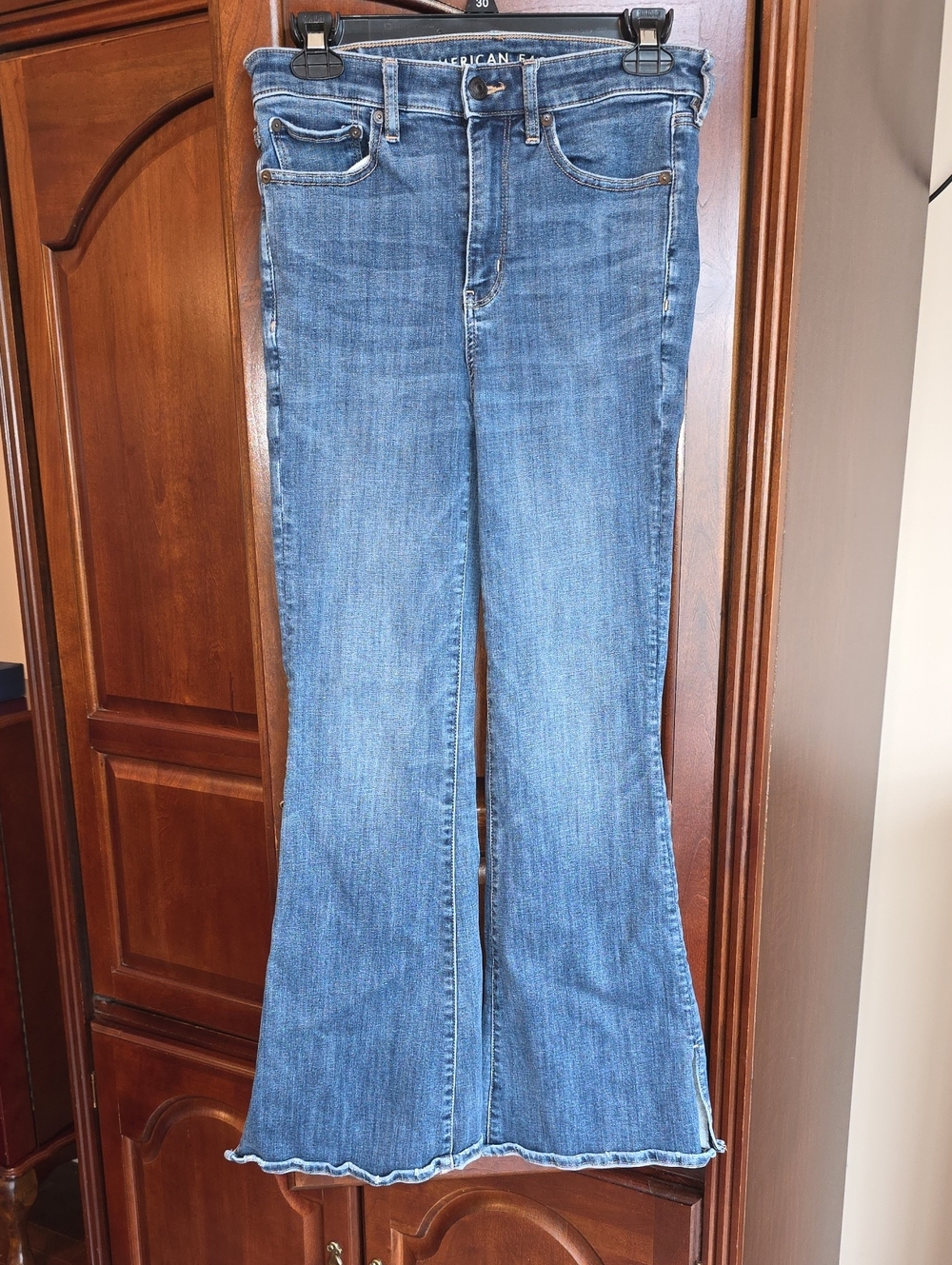 AE Flared Side Slit Jeans 6